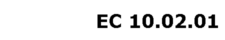 EC 10.02.01